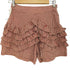 SHRIMPS Aurora tiered ruffled gingham woven shorts レディース 8