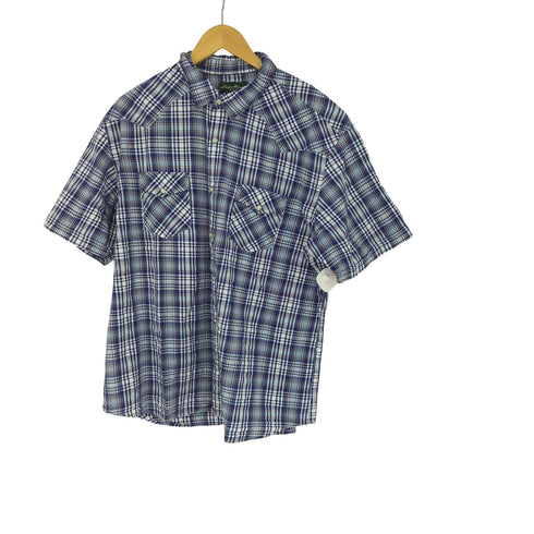 エディーバウアー Eddie Bauer チェック ウエスタンシャツ メンズ import:XL