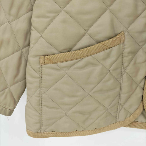 ラベンハム LAVENHAM イングランド製 コーデュロイ切替 キルティングジャケット レディース US:36