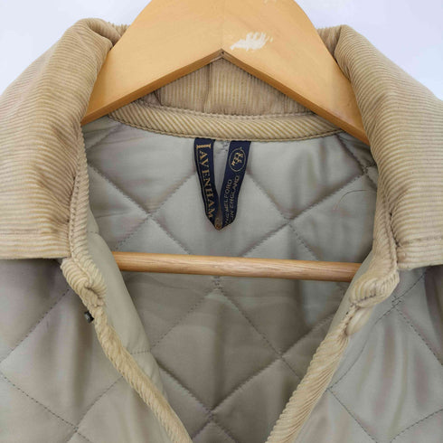 ラベンハム LAVENHAM イングランド製 コーデュロイ切替 キルティングジャケット レディース US:36
