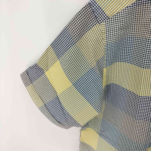 エディーバウアー Eddie Bauer シアサッカー ギンガムチェック BDシャツ メンズ import:XL