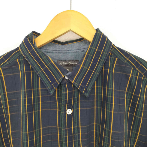エディーバウアー Eddie Bauer チェック BDシャツ メンズ import:L