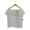 Black up プリント オフショルダー Tシャツ レディース FREE