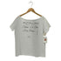 Black up プリント オフショルダー Tシャツ レディース FREE