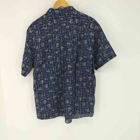 エディーバウアー Eddie Bauer 総柄 BDシャツ メンズ import:XL