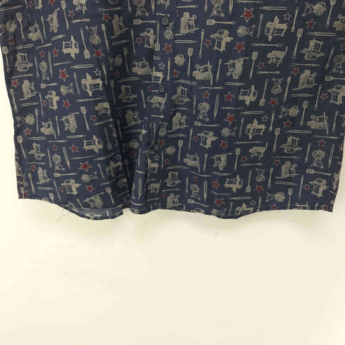 エディーバウアー Eddie Bauer 総柄 BDシャツ メンズ import:XL