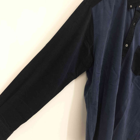 エディーバウアー Eddie Bauer ツートン コーデュロイシャツ メンズ import:XL