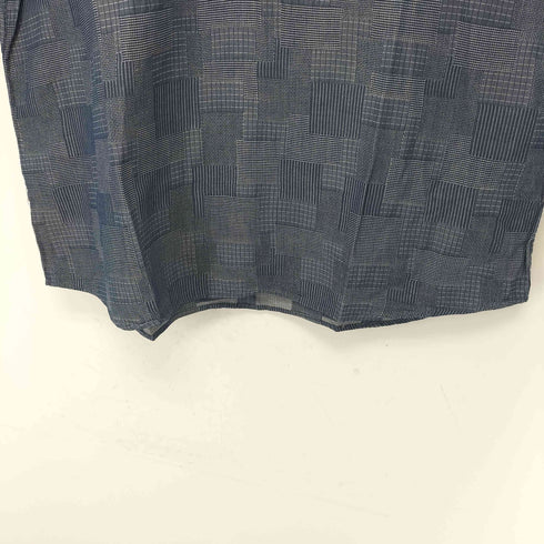 エディーバウアー Eddie Bauer 格子柄 コットンリネン BDシャツ メンズ import:XL