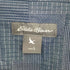 エディーバウアー Eddie Bauer 格子柄 コットンリネン BDシャツ メンズ import:XL