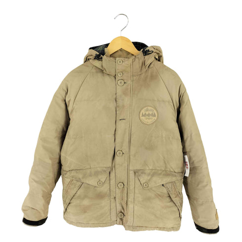 ステューシー Stussy ロゴワッペン フーデッド ダウンジャケット メンズ import:L