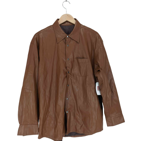 アレッジ ALLEGE Synthetic Leather Shirt メンズ 3