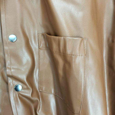 アレッジ ALLEGE Synthetic Leather Shirt メンズ 3