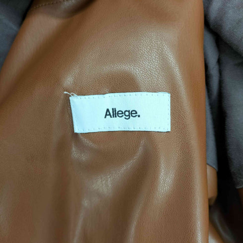 アレッジ ALLEGE Synthetic Leather Shirt メンズ 3