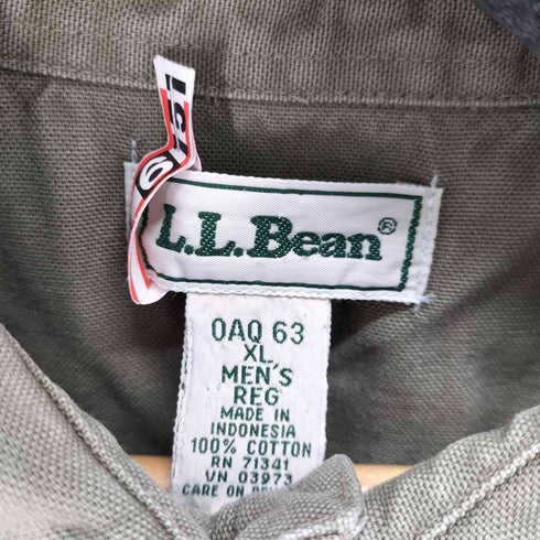 エルエルビーン L.L.Bean ボーダー ハーフジップ ポロシャツ メンズ import:XL