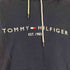 トミーヒルフィガー TOMMY HILFIGER ロゴフリースフーディ メンズ L