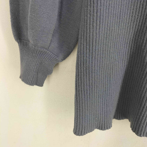 エモダ EMODA 23AW ショルダー チェーン レイヤーニット ワンピース レディース FREE