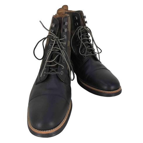 コールハーン COLE HAAN WATER PROOF 迷彩 LUNARGRAND ルナグランドレースアップブーツ メンズ 11M