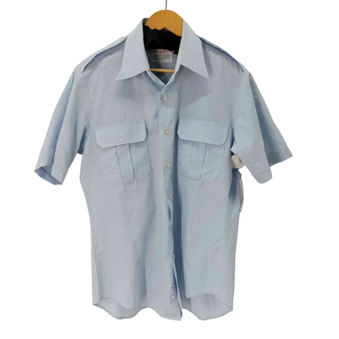ユーエスネイビー U.S.NAVY 70s MADE IN USA Creighton ミリタリーシャツ メンズ 15 1/2