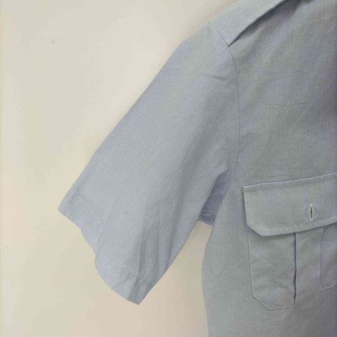 ユーエスネイビー U.S.NAVY 70s MADE IN USA Creighton ミリタリーシャツ メンズ 15 1/2