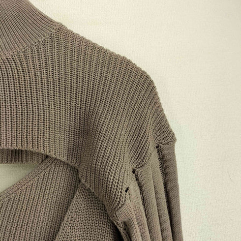 Lilose レイヤード ハーフジップ ニット レディース ONE SIZE