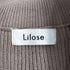 Lilose レイヤード ハーフジップ ニット レディース ONE SIZE