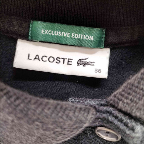 ラコステ LACOSTE ロング ポロ ワンピース レディース 36