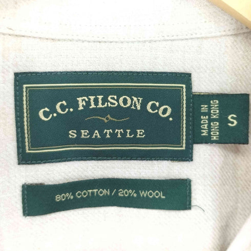 フィルソン FILSON コットンウール レギュラーカラーシャツ メンズ import:S