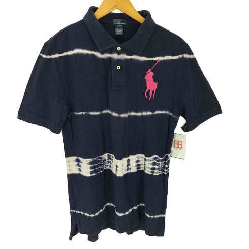 ポロバイラルフローレン Polo by RALPH LAUREN タイダイ ビッグポニー刺繍 ポロシャツ レディース import:XL