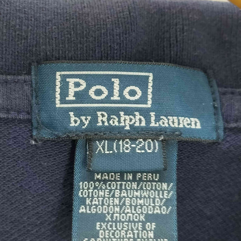 ポロバイラルフローレン Polo by RALPH LAUREN タイダイ ビッグポニー刺繍 ポロシャツ レディース import:XL