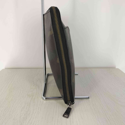 コーチ COACH 迷彩 レザークラッチバッグ メンズ