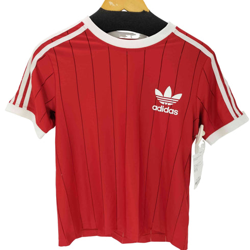 アディダスオリジナルス adidas Originals アディカラースリーストライプス ピンストライプ半袖Tシャツ レディース JPN:XL