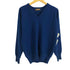 DANY DALHAN カシミヤ100% Vネック ニット レディース JPN:M