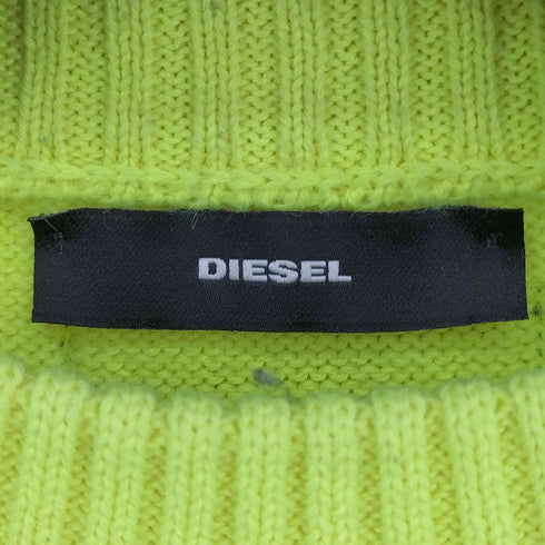 ディーゼル DIESEL 袖口フリンジ クロップドニット レディース
