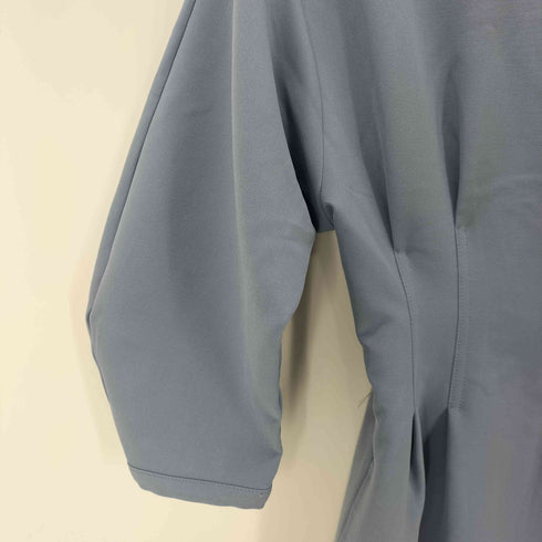 ユアーズ urs オフィスキーネック タックウエスト ワンピース レディース JPN:S