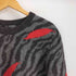 ARPAKA FASHIONS ペルー製 アルパカウール100% ゼブラ柄 ニット レディース