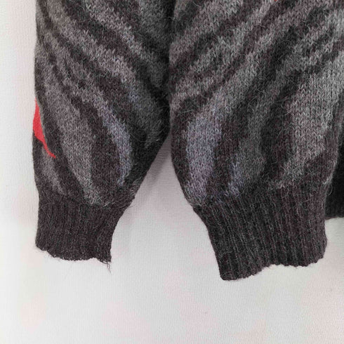 ARPAKA FASHIONS ペルー製 アルパカウール100% ゼブラ柄 ニット レディース