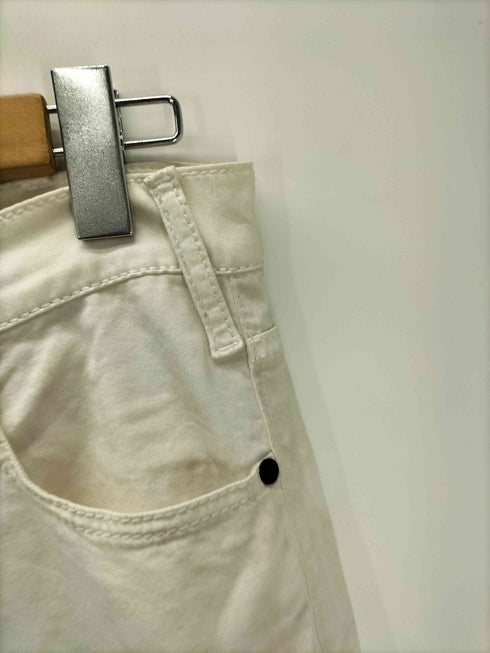 ジョルジオアルマーニ Giorgio Armani イタリア製 Sean Basic Fit ベーシック フィット バック エンブレム ロゴ プレート 5ポケット チノ デニム パンツ メンズ 28