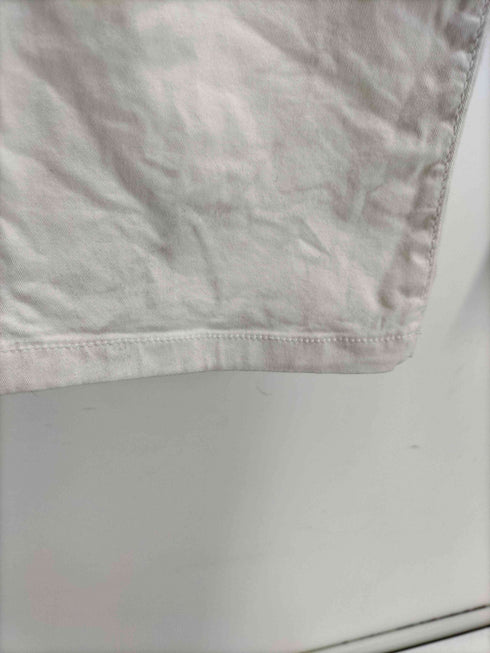 ジョルジオアルマーニ Giorgio Armani イタリア製 Sean Basic Fit ベーシック フィット バック エンブレム ロゴ プレート 5ポケット チノ デニム パンツ メンズ 28