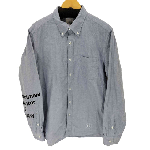 ユニフォームエクスペリメント uniform experiment 18AW OVER PRINT B.D SHIRT メンズ JPN:4