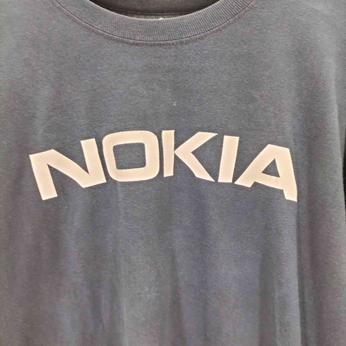 ギルダン GILDAN 企業ロゴプリント L/S Tシャツ メンズ import:XL