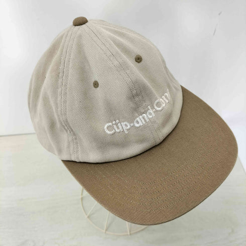 カップアンドコーン CUP AND CONE Custard Pudding 刺繍キャップ メンズ