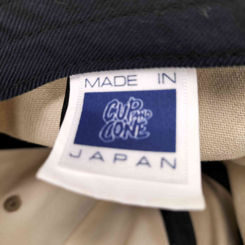 カップアンドコーン CUP AND CONE Custard Pudding 刺繍キャップ メンズ