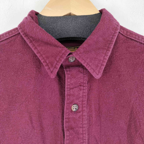 エディーバウアー Eddie Bauer 80S 黒タグ後期 フラップポケット L/S シャツ メンズ JPN:L