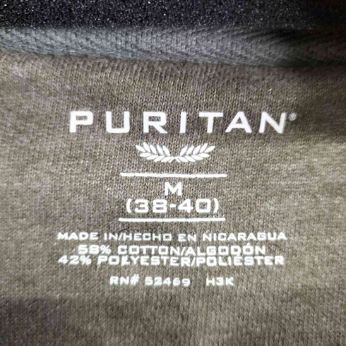 ピューリタン PURITAN ハーフジップスウェット メンズ M