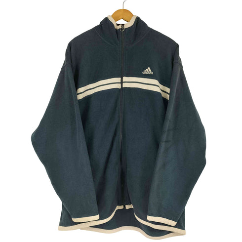 アディダス adidas 90S ロゴ刺繍 フリースジャケット メンズ 0