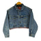 ゲス GUESS 00S MADE IN USA クロップド デニムジャケット レディース