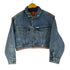ゲス GUESS 00S MADE IN USA クロップド デニムジャケット レディース