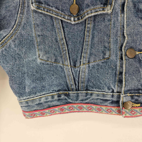 ゲス GUESS 00S MADE IN USA クロップド デニムジャケット レディース