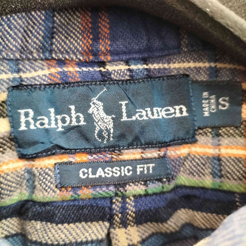 ラルフローレン RALPH LAUREN classic fit スモールポニー刺繍 L/S BD チェックシャツ メンズ JPN:S