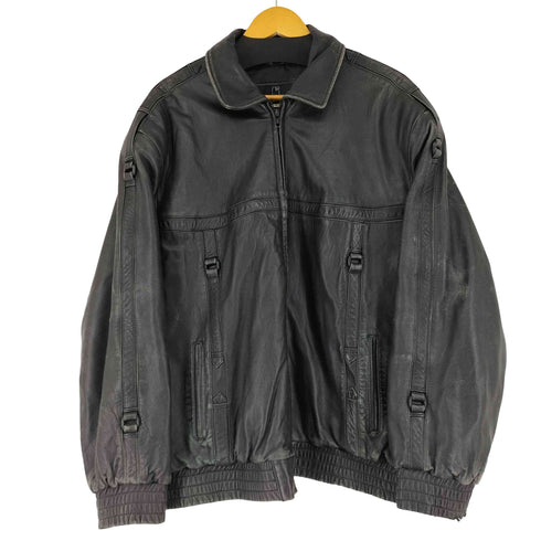 SOVER ITALY GENUINE LEATHER レザージャケット メンズ XL